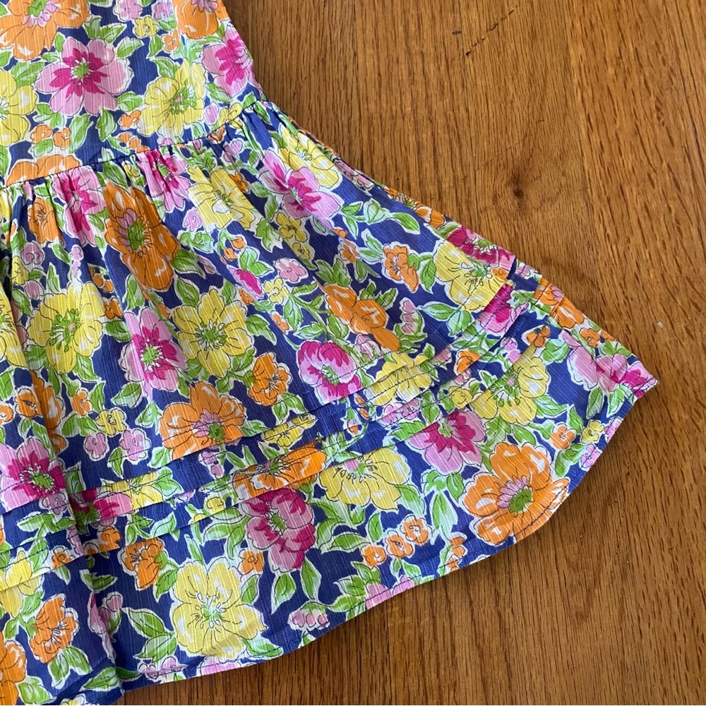 Ralph Lauren Maxi Batiste Floral Kids Dress - Picture 7 of 10